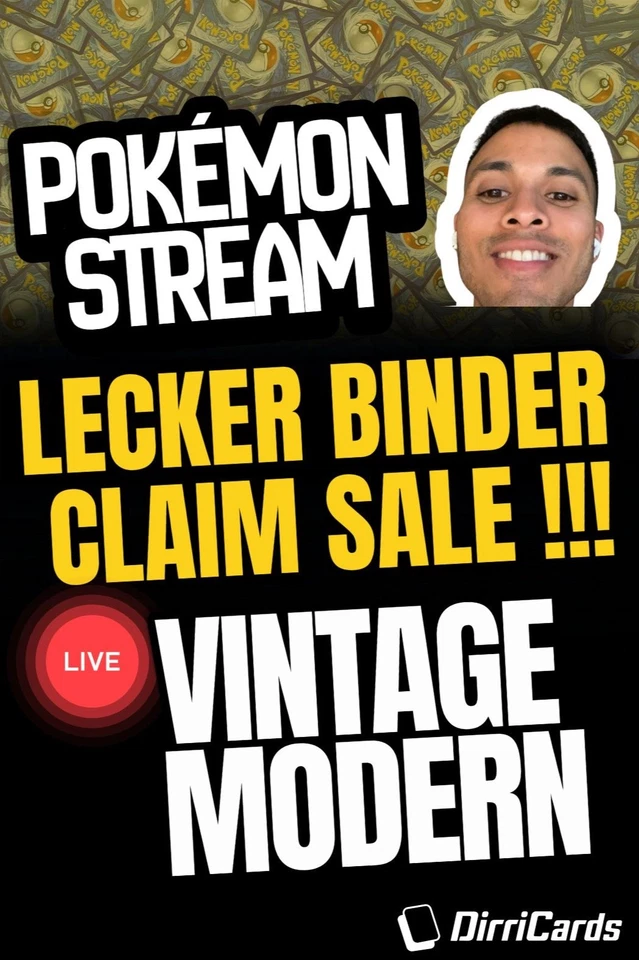 POKEMON BINDER CLAIM SALE / DIRRICARDS 🔥🔥🔥