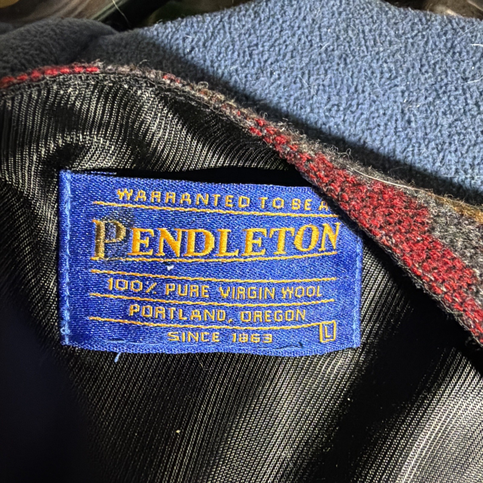 Pendleton Vest Aztec Navajo Pattern  large Wool - image 2