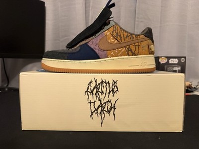 Size 8 Travis Scott Cactus Jack Nike Air Force 1 Low