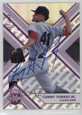 2018 Panini Elite Extra Edition Aspirations Purple /100 Lenny Torres Jr Auto nd3