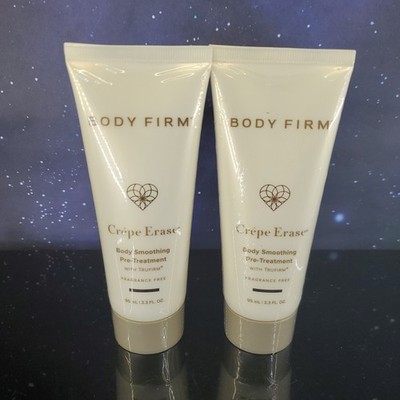 Body Firm Crepe Erase Body Smoothing Pre-Treatment FRAGRANCE FREE 3.3oz Lot Of 2