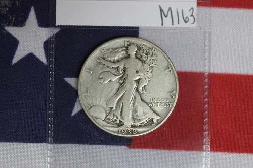 1938-D Walking Liberty Half Dollar - Very Good Condition (M163)