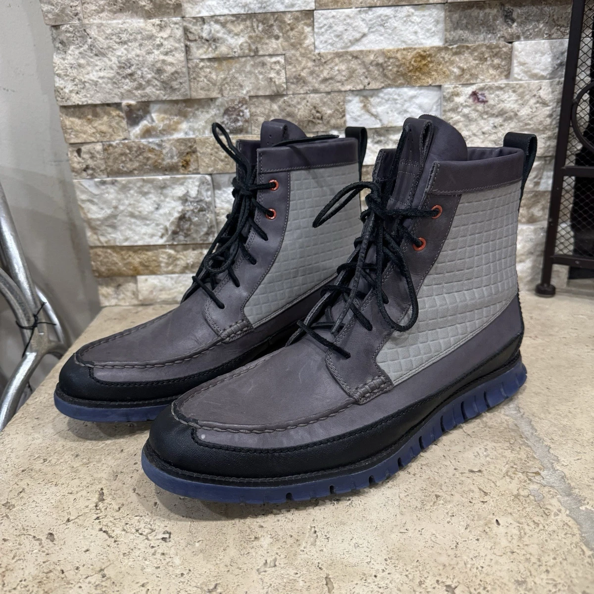 Blue Cole Haan Zerogrand Boots for Men for sale | eBay display picture 2