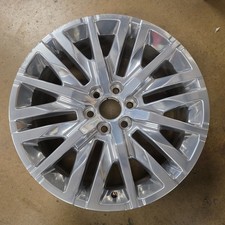 22 Gmc Sierra Chevy Silverado Wheel Rim Factory Oem 5921 2019-2024 Polished 3