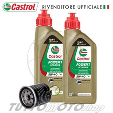 Tagliando PIAGGIO X9 250 2001 2002 2003 / Kit Olio Castrol Scooter + Filtro