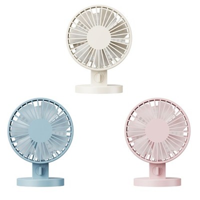 USB Desk Fan 2 Speeds Small Table Fan Cooling Fan USB Power for Home Office