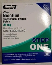 rugby 21 mg nicotine 28 patches