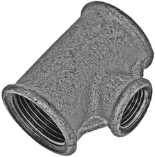 Temperguss Fittings verzinkt T-Stück reduziert IG Nr.130 Temperguß Fittinge