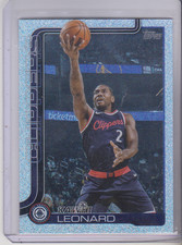 2025-26 Topps Kawhi Leonard Sandglitter parallel #142 Los Angeles Clippers