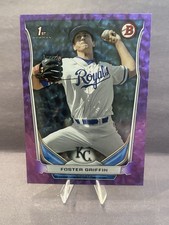 2014 Bowman Draft -Foster Griffin #DP24 Purple Ice /99 KC Royals