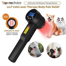 8W 808nm 650nm Deep Tissue Laser Therapy for Dogs  Horses Muscle Pain Relief