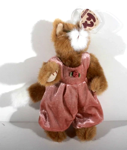 VINTAGE 1993 TY ATTIC TREASURES 9" POUNCER THE CAT JOINTED RETIRED RARE MINT!