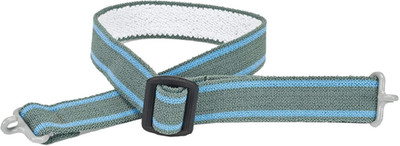 Hard Hat Chinstrap - 2-Point Shell Attachment, 3/4'' Polyester Webbing, Grey, Fle
