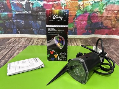 Disney Magic Holiday Mickey Mouse Whirl-A-Motion LED Projection Spotlight