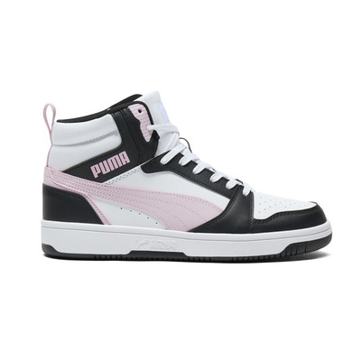Puma Rebound V6 Lace Up  Womens White Sneakers Casual Shoes 40100638