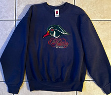 Vintage 90s The Peabody Memphis Hotel Duck Sweatshirt M Made in USA Tultex Heavy