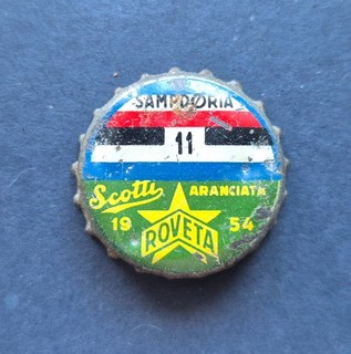 Roveta Firenze tappo bibite chapa soda bottle cap Kronkorken Sampdoria