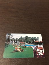 CARTOLINA NON AFFRANCATA - POSTO CARROZZA VIAGGIO RIMORCHIO PARCO - INDIO, CALIFORNIA