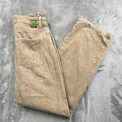 Y2K Gmpyre Jeans Corduroy Tan Size 5 Tori Grunge Style School Jeans