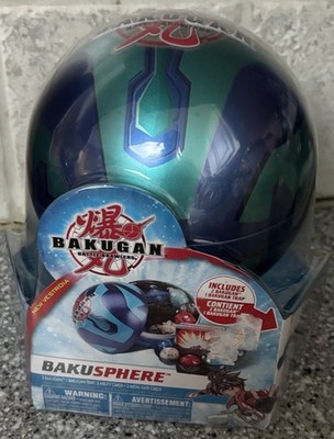 BAKUGAN BAKUSPHERE Battle Brawlers Game Blue Green Tin Spin Master Sega 2009 NEW