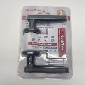 Knob d'empreinte de porte intelligente avec poignée de touche biométrique Entrée touches Deadbolt