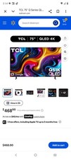 TCL Q Series Q51K QLED 75" Large Screen 2160p 4K Ultra HD Google TV Black