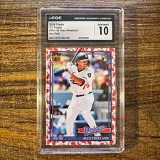 2026 Topps Alex Freeland 1991 Insert Koi Fish #T91-35 LA Dodgers CGC 10 GEM MINT