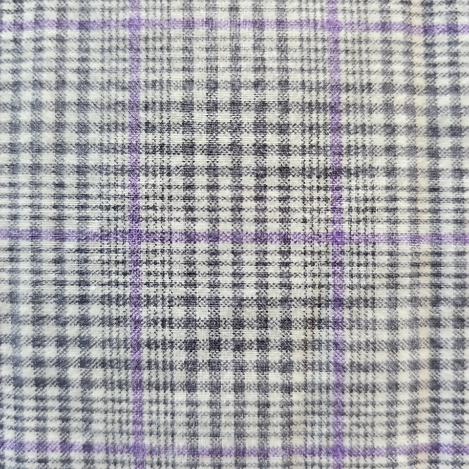 Sábanas ajustables planas Lauren Ralph Lauren púrpura a cuadros Queen Preppy English Country Foto 4 de 4