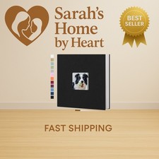 Large Photo Album Self Adhesive for 4x6 8x10 Pictures Linen Scrapbook Album D...