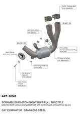 LEOVINCE RACCORDO ELIMINA CAT.DUCATI SCRAMBLER 800 23-