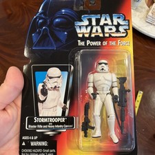 Kenner Star Wars Power of the Force Stormtrooper with Red Card Action Figure