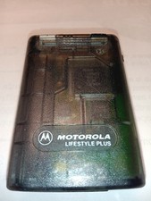 Vintage Motorola Lifestyle Plus Pager / Beeper. clear black,Tested Works