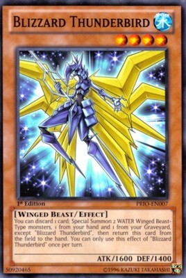 Blizzard Thunderbird - PRIO-EN007 - Common - 1st Edition - Heavily Played