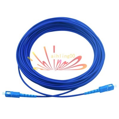 20M Armored Cable Fiber Patch Cord SC UPC to SC UPC SM 9/125 3.0mm Single Core