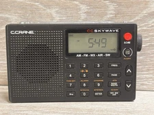 C. Crane CC Skywave Radio 2 AM, FM, Shortwave, NOAA Weather + Alert, VHF, Tested