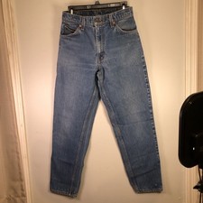 Vtg 90s Levi’s 550 Relaxed Tapered Leg Orange Tab Made In USA 31x30