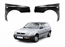 2x Kotflügel links + rechts für VW Golf III 3 1H 1991-1995 Antenne Grundiert