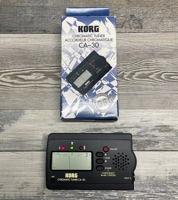 Korg Chromatic Tuner CA-30 Guitars Bass Multi Instrument - TESTED