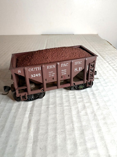 MDC #H-14 S.P. Coche de mineral lateral cónico 24' #7138 con camiones Kadees y Kadee 1:87 | Zustand: Used