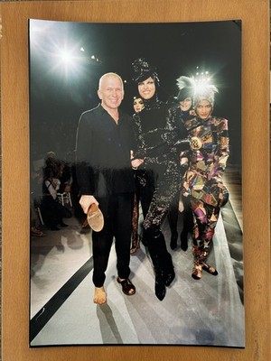 Original Pressefotos Jean Paul Gaultier Linda Evangelista Alek Wek 2003