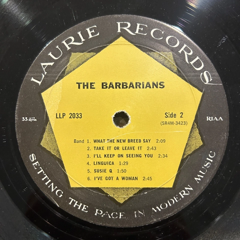 The Barbarians - Are You A Boy Or Are You A Girl LP - Laurie [LLP 2033] VG+/VG+ - Image 4 of 4
