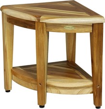 EcoDecors SnazzyCorner 300 Pound Capacity Waterproof 22L x 16D x 18H, Natural