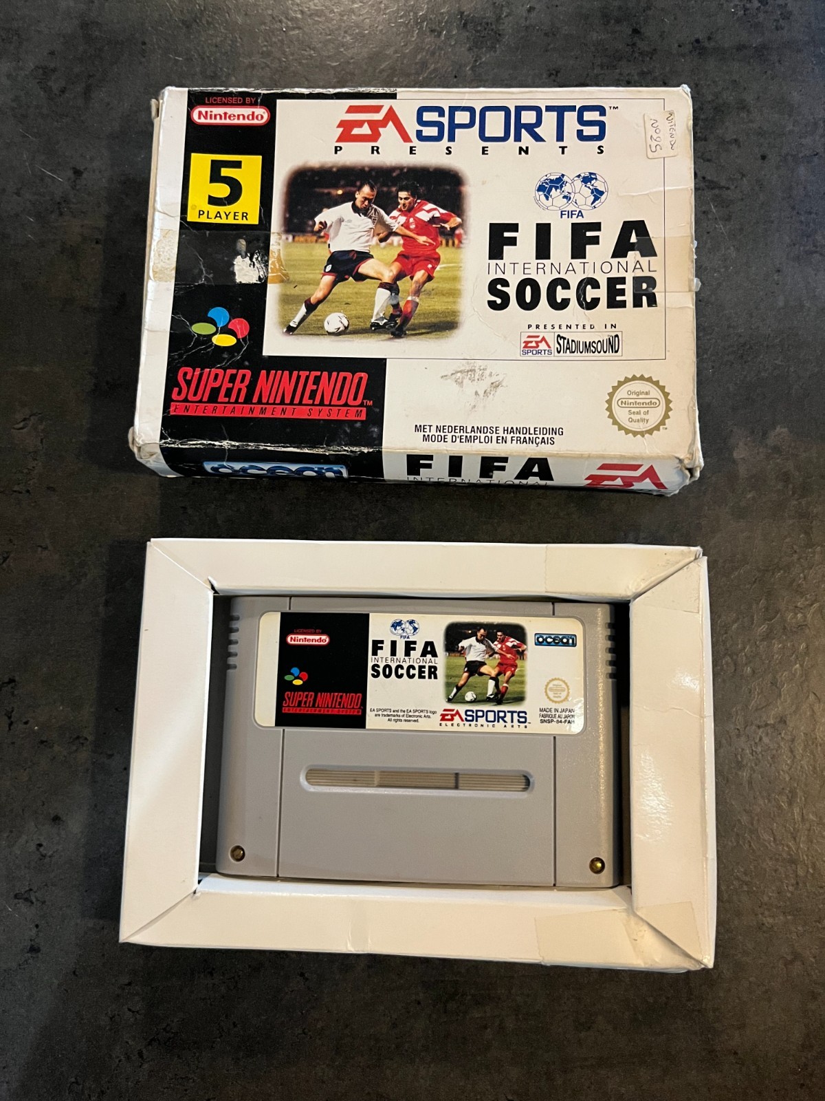 FIFA International Soccer - Super Nintendo SNES EU PAL - SNSP-84-FAH