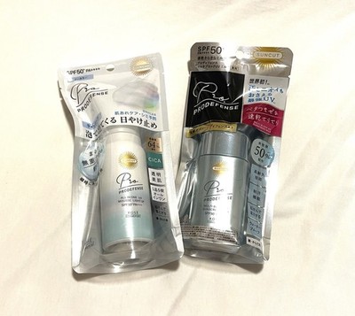 KOSE SUNCUT Pro Defense SPF50+ PA++++ Sunscreen Set Mousse & Milk Japan New
