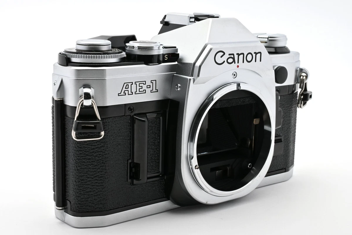 [Casi COMO NUEVA con caja] Cámara fotográfica Canon AE-1 35 mm SLR plateada de JAPÓN C063