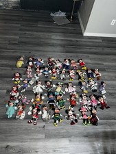 Vintage Disney Mickey And Minnie 43 Piece RARE PLUSH Bundle