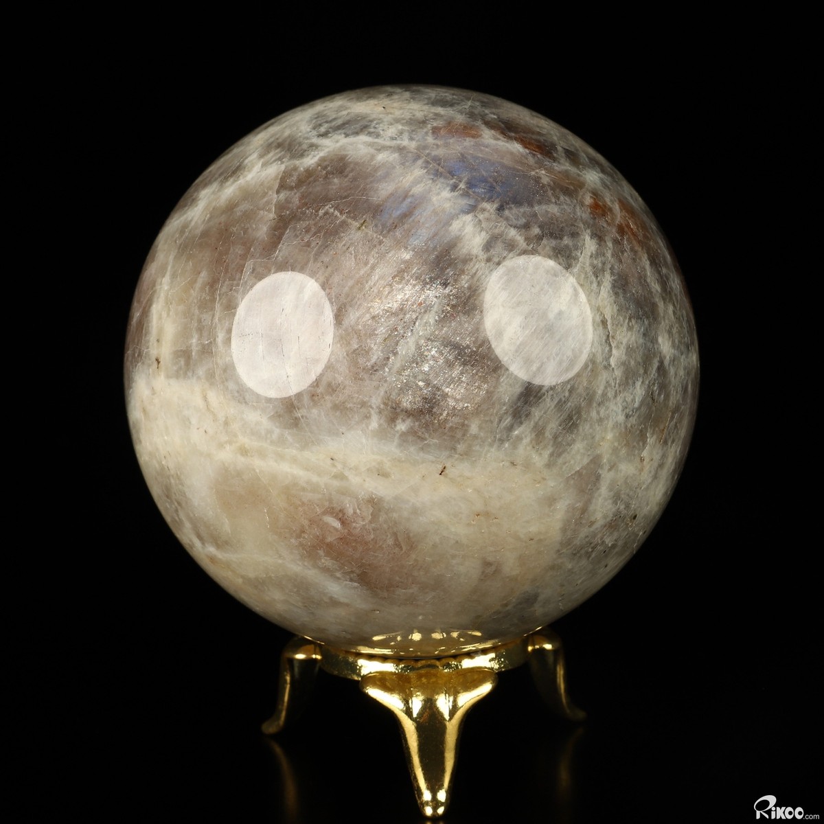 Moon Ball オーナメント Moonbeam Large Orb - The Glass Forge