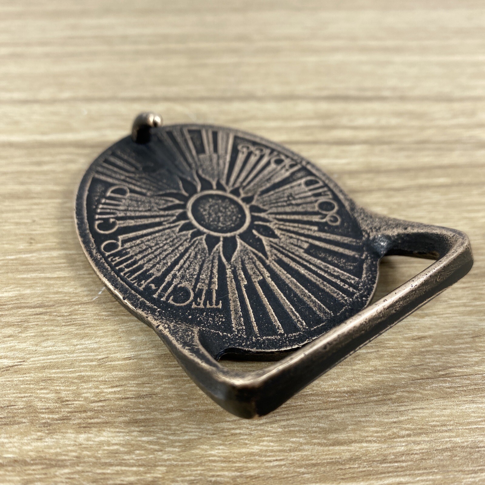 Vintage Tech Ether Guild EAGLE Solid Brass Belt B… - image 7