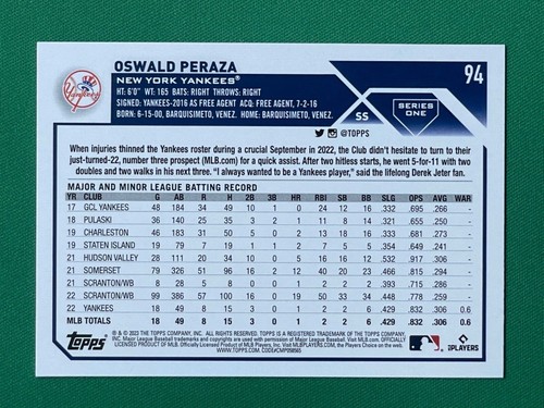 2023 Topps Baseball - SERIES 1 - BASE - #1-165 - PICK YOUR CARD! - Picture 188 of 330