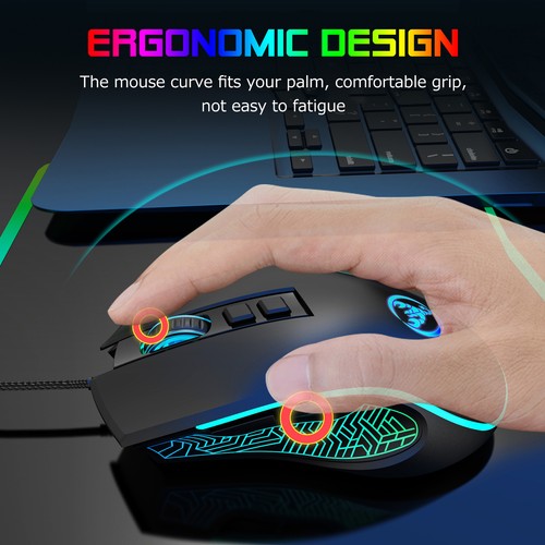X100 Wired Gaming Ergonomic Gaming Office 7-color Q5Q5 - Picture 3 of 12